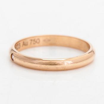 Cartier, sormus, "1895", 18K kultaa ja yksi timantti. Mukana todistus.