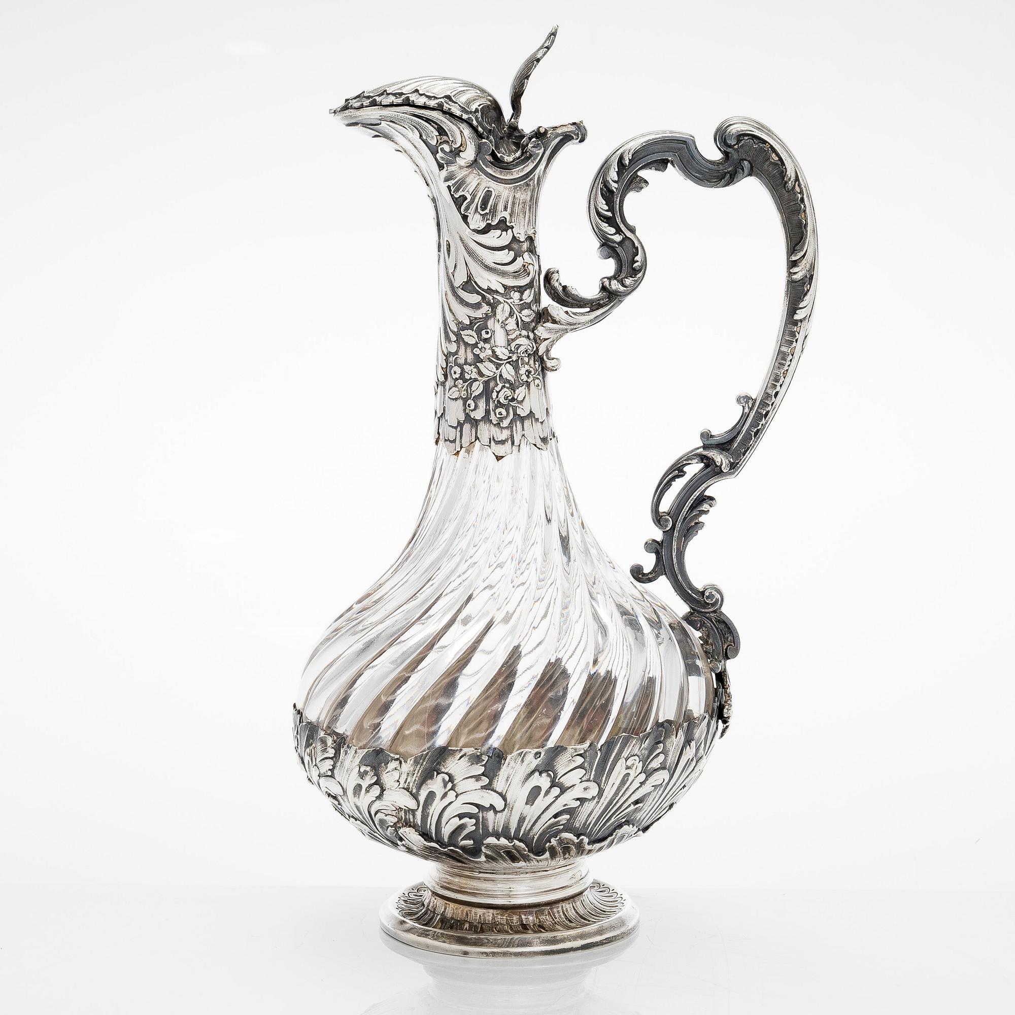 Labat François, Viinikannu, hopea, lasi, Pariisi Paris 1897-1920.