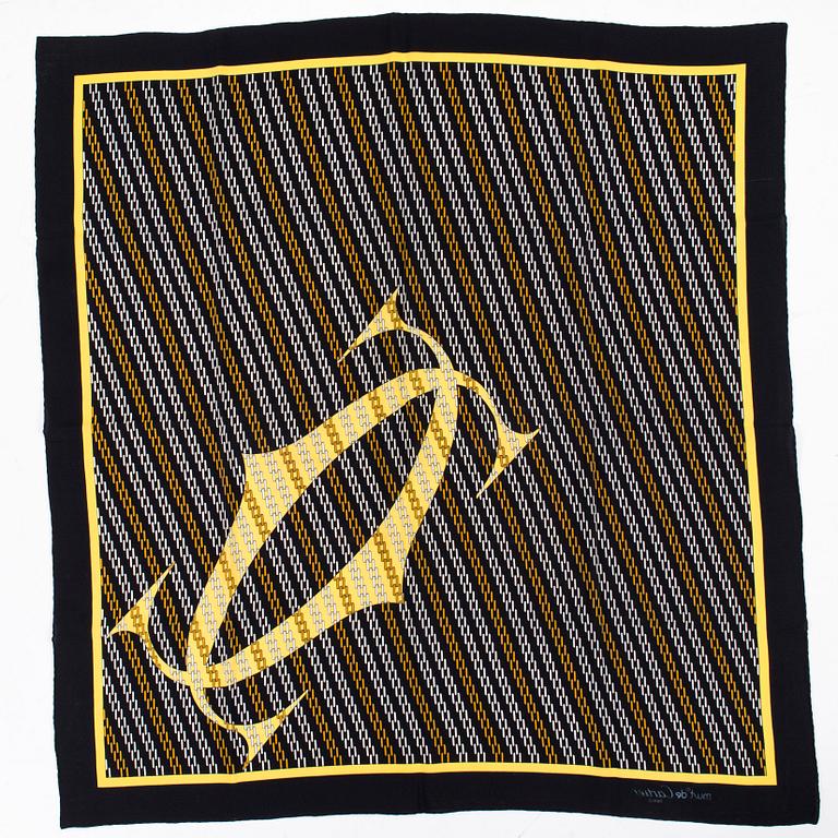 must de Cartier, a silk scarf.