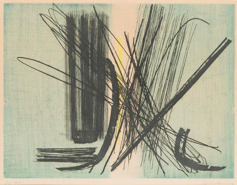 Hans Hartung, "Gravure 9".