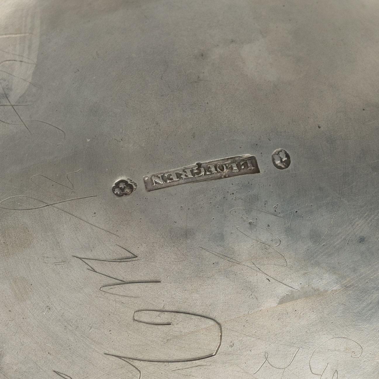 Bägare, silver, Lars Löfgren Hudiksvall (1797-1853).