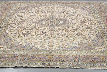 A CARPET, Kashan, signed, 385 x 295 cm.