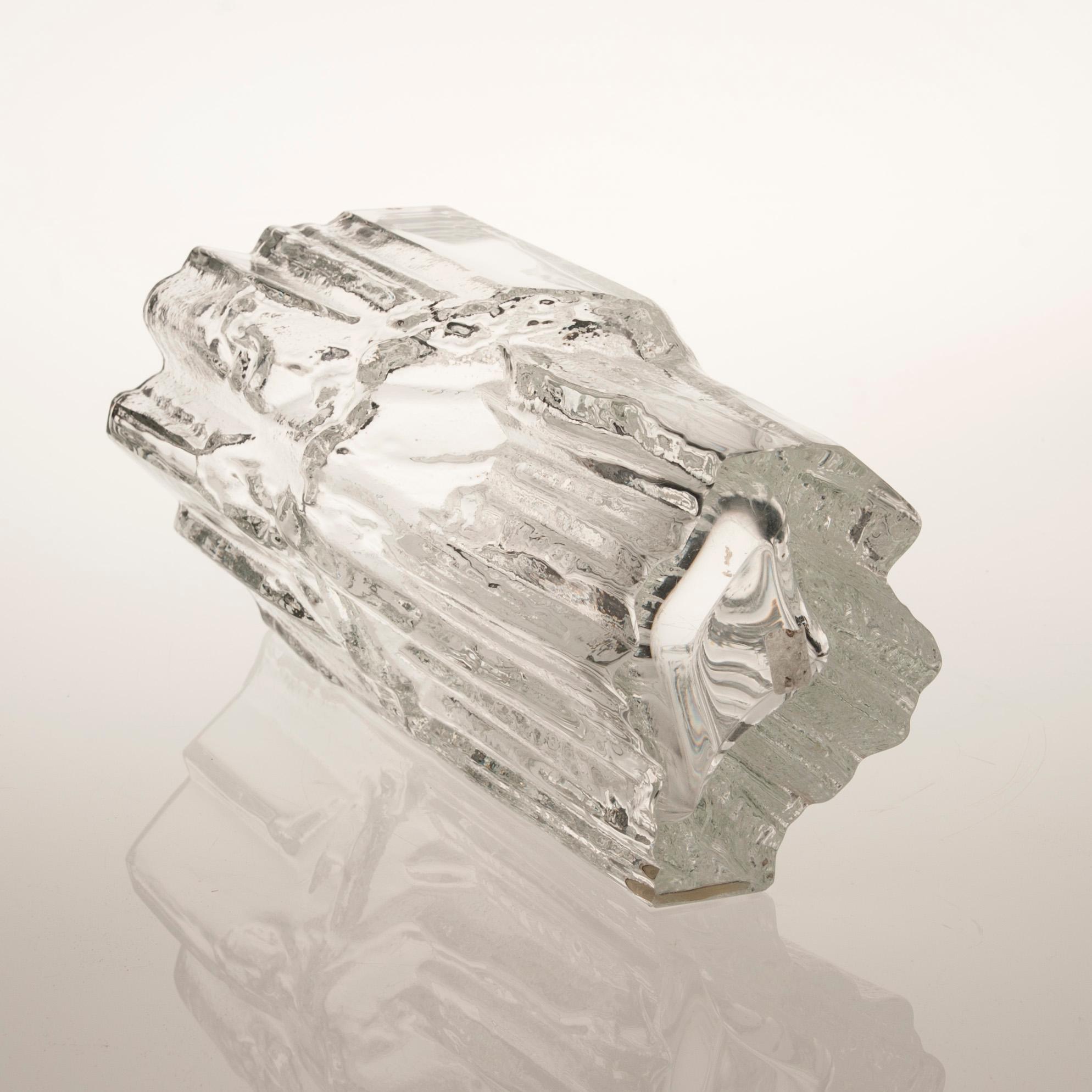 VAS, glas, "Marmora" signerad Tapio Wirkkala 3544.