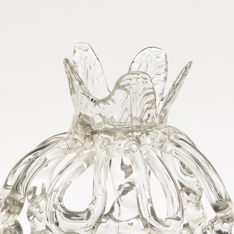 BRUDKRONA, glas, 1800-tal.