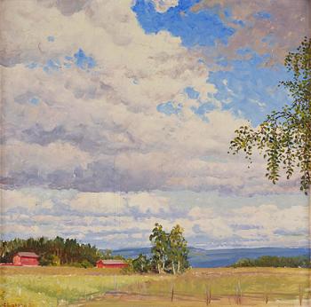 986. Gustaf Fjaestad, Summer landscape.
