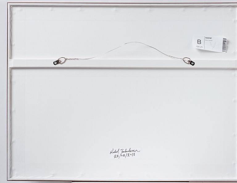 Rahul Talukder, "Man under markis, Dhaka", 2016.