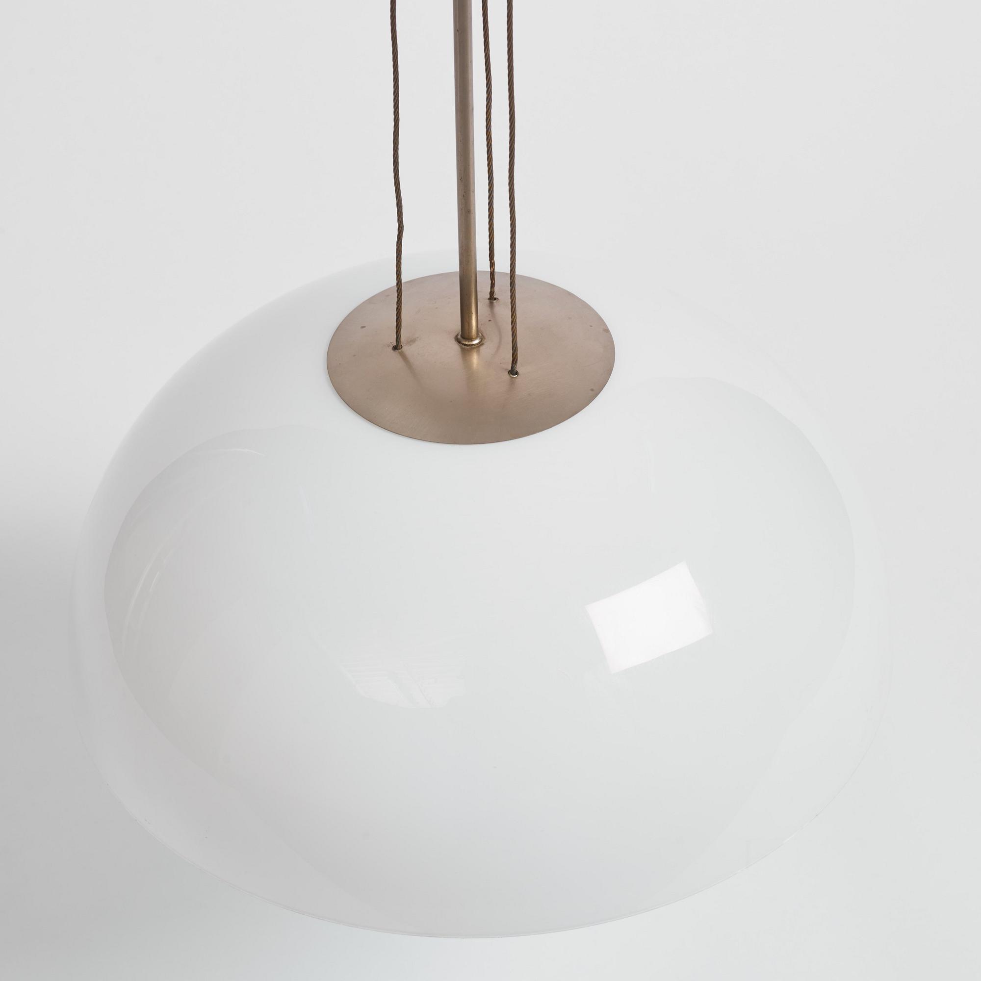 Harald Notini, taklampa, modell "6664", Arvid Böhlmarks Lampfabrik, Stockholm 1940-tal.