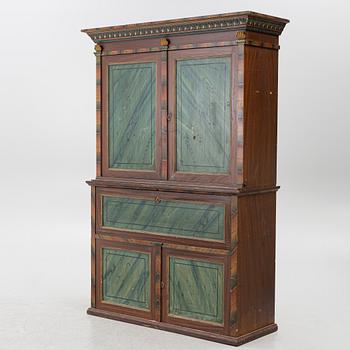 A writing cabinet, Värmland, 19th century.