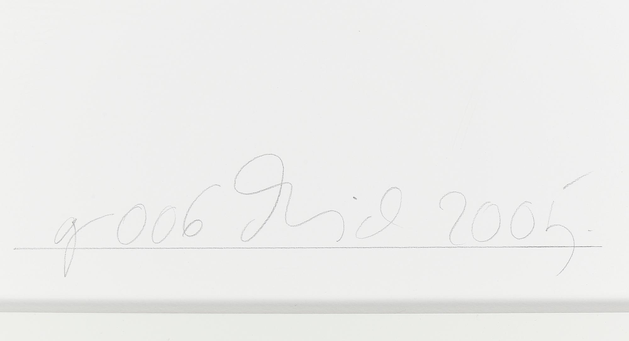 DAWID (BJÖRN DAWIDSSON), "G006", Inkjet print, signerad o dataterad 2005.