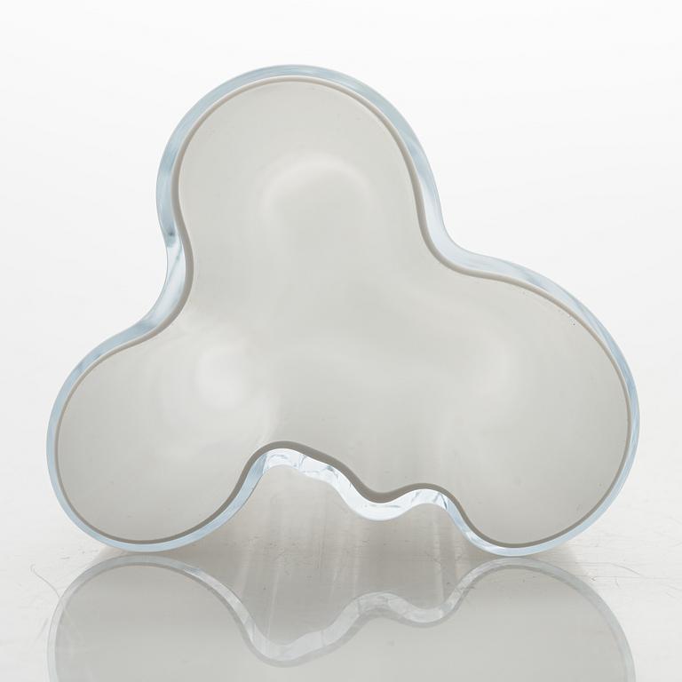 Alvar Aalto, vase, opal glass, Iittala, Finland.