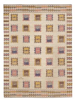 251. Märta Måås-Fjetterström, A CARPET, "Ljusa plador", flat weave, ca 344,5 x 254,5 cm, signed AB MMF.