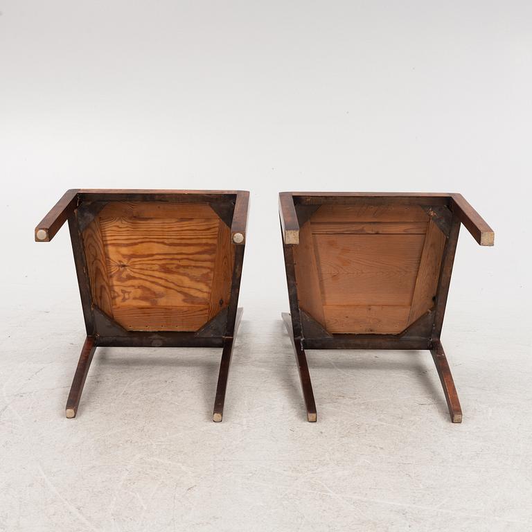 Chairs, 5 pcs, first half of the 20th century.