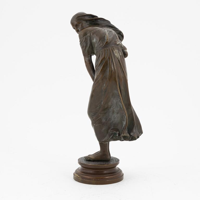 Léon Pilet, sculpture, bronze, signed.