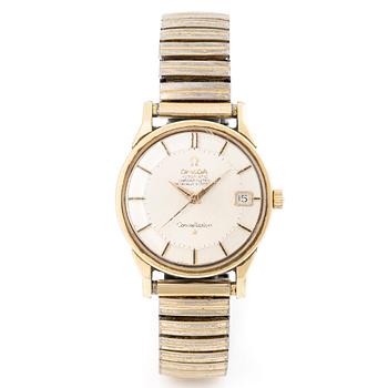Omega, Constellation, "Pie-Pan", armbandsur, 34 mm.
