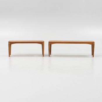 Sidobord, ett par, 1950-60-tal.