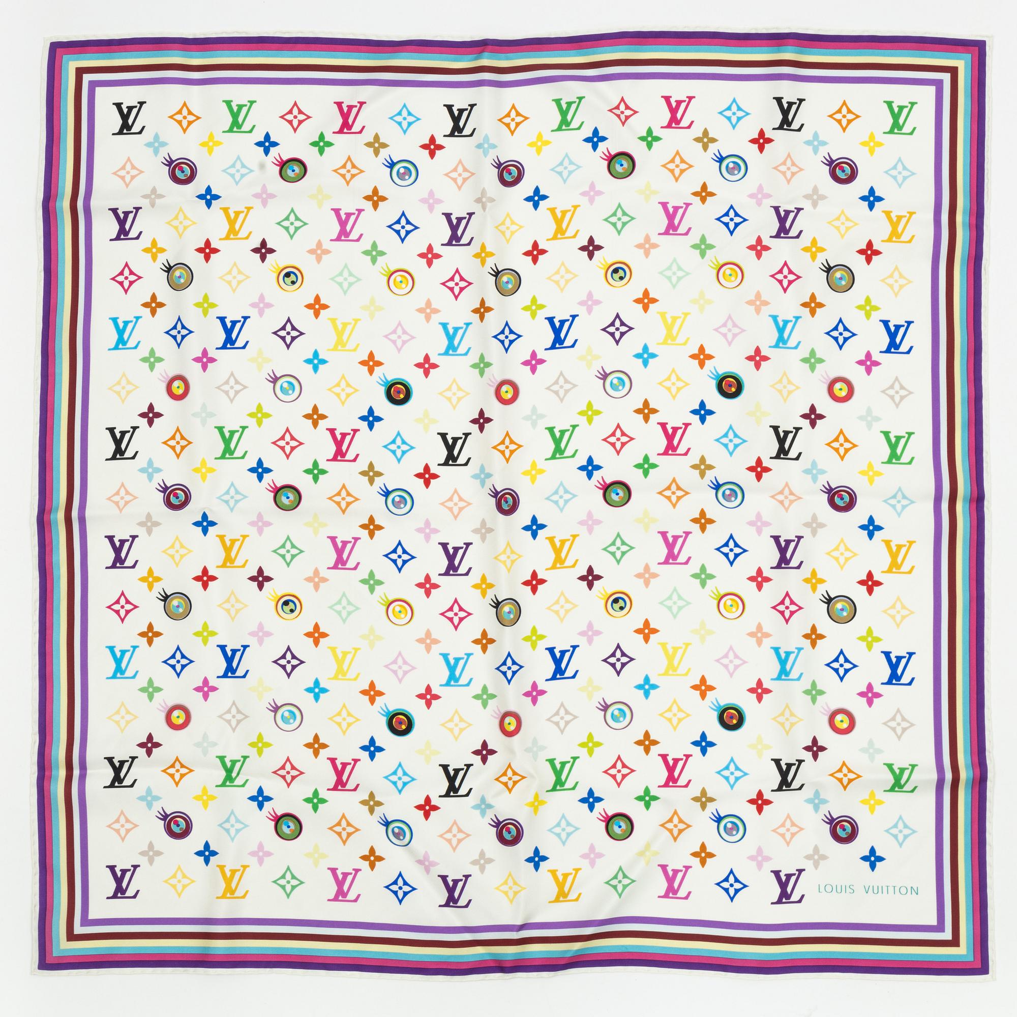 Louis Vuitton, scarf, "Eye Love you",.