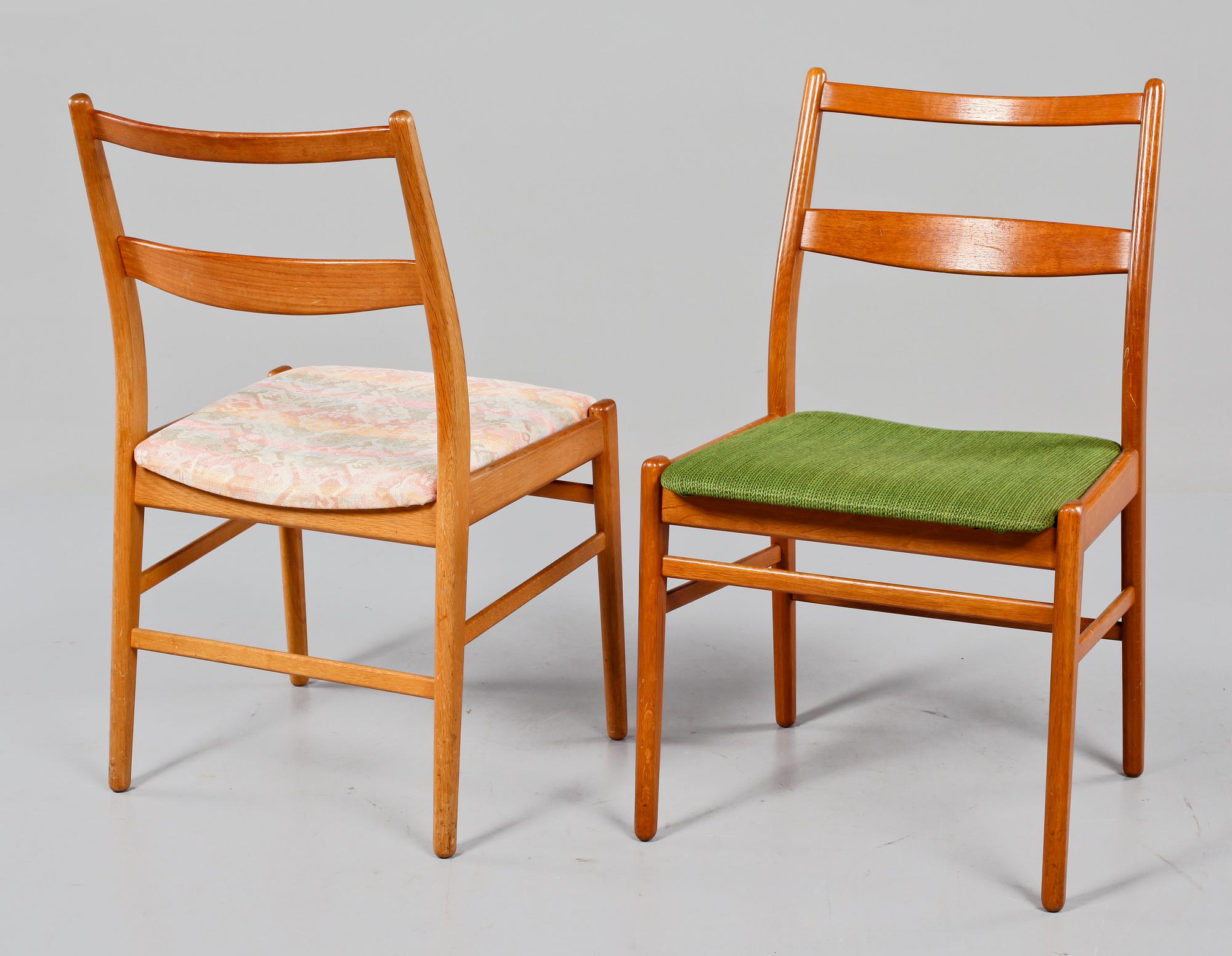 STOLAR, 6 st, "Minett", Yngve Ekström, Troeds, Bjärnum, 1900-talets mitt.