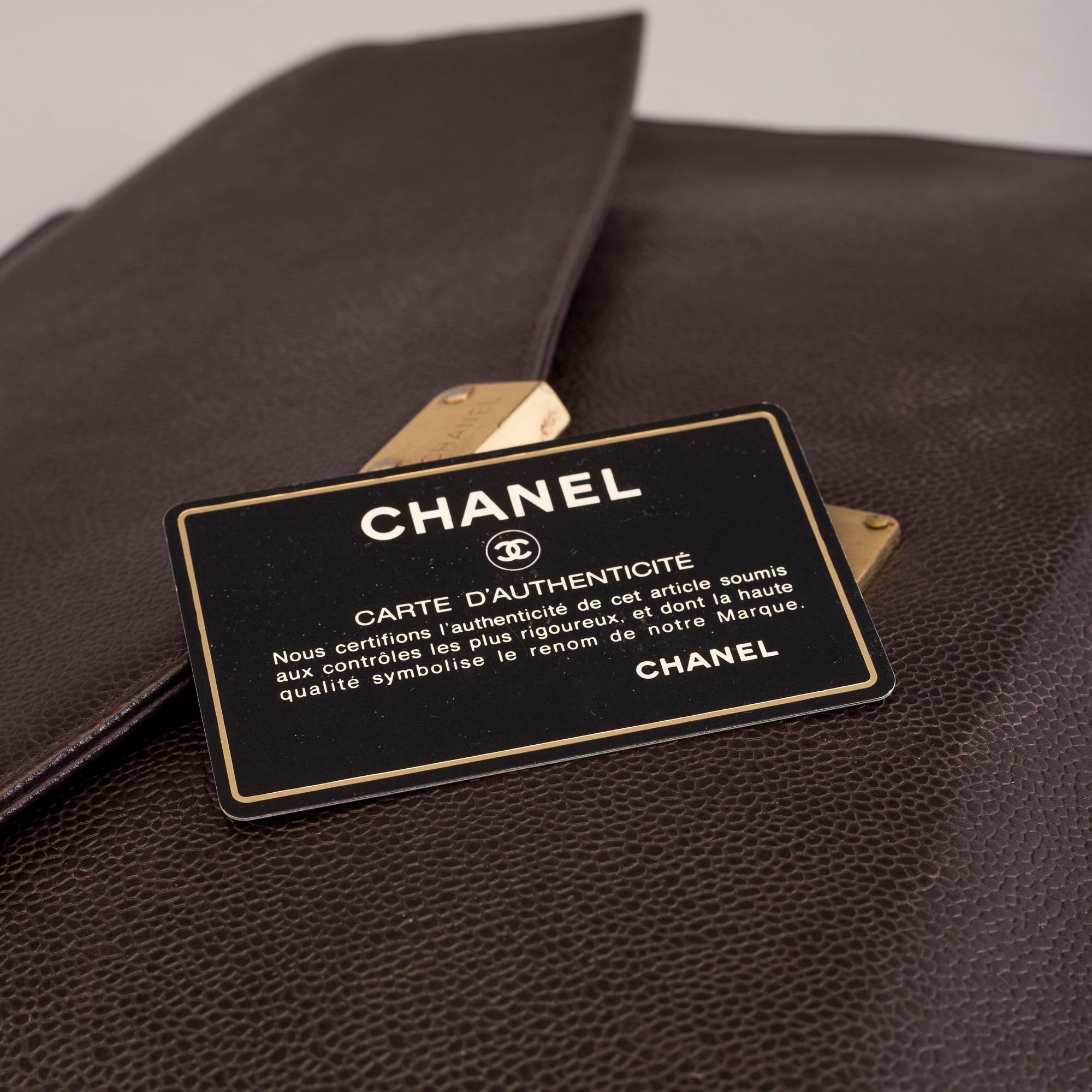 A Chanel briefcase.