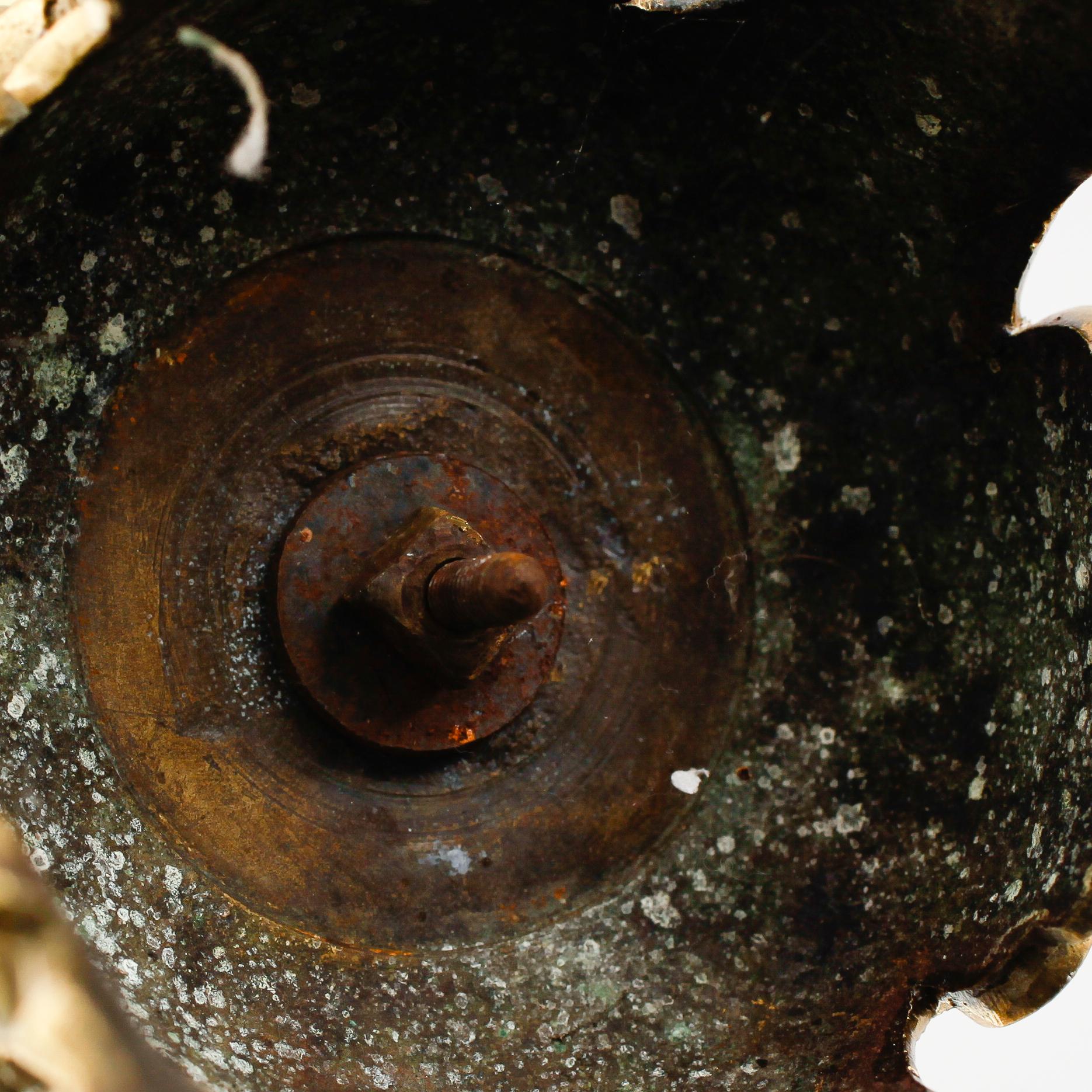 KANDELABRAR, 1 par, mässing, England, 1900-tal.