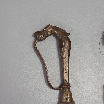 Three dagger and three knives, late 19th century.