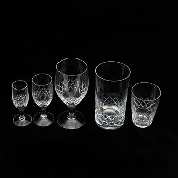 SERVISDELAR, 43 st, glas, Johansfors, 1900-talets mitt.
