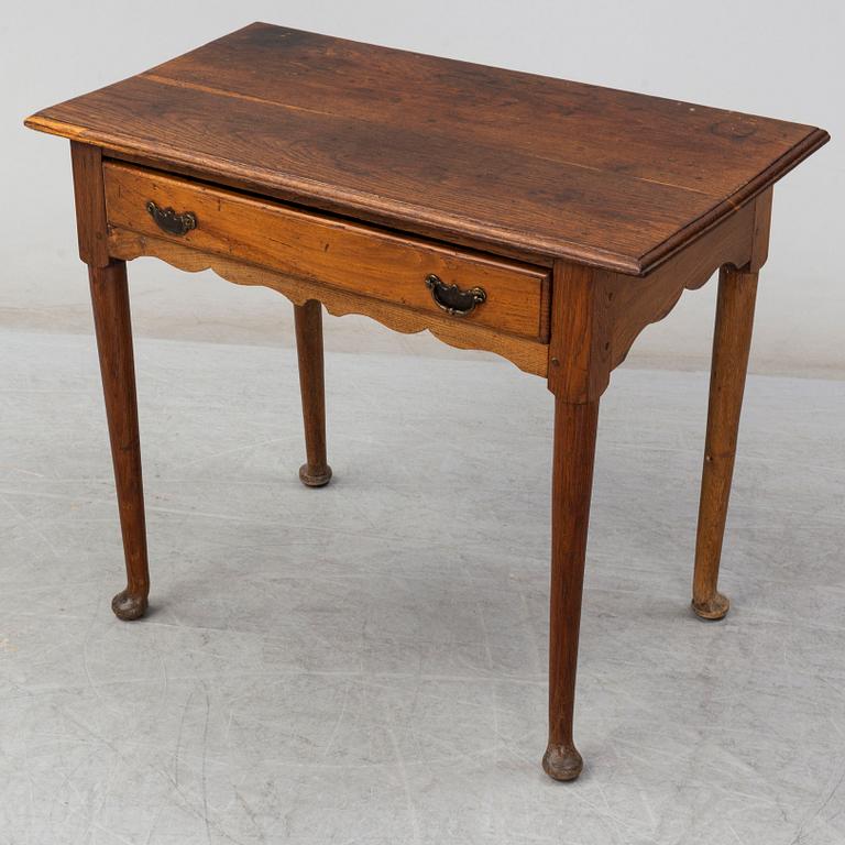 TABLE, probably England, 18th century.