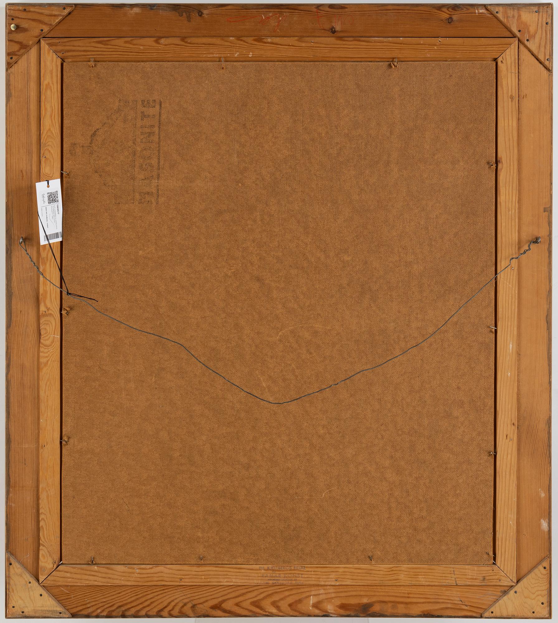 Alf Lindberg, oil on panel, siogned and dated -40.