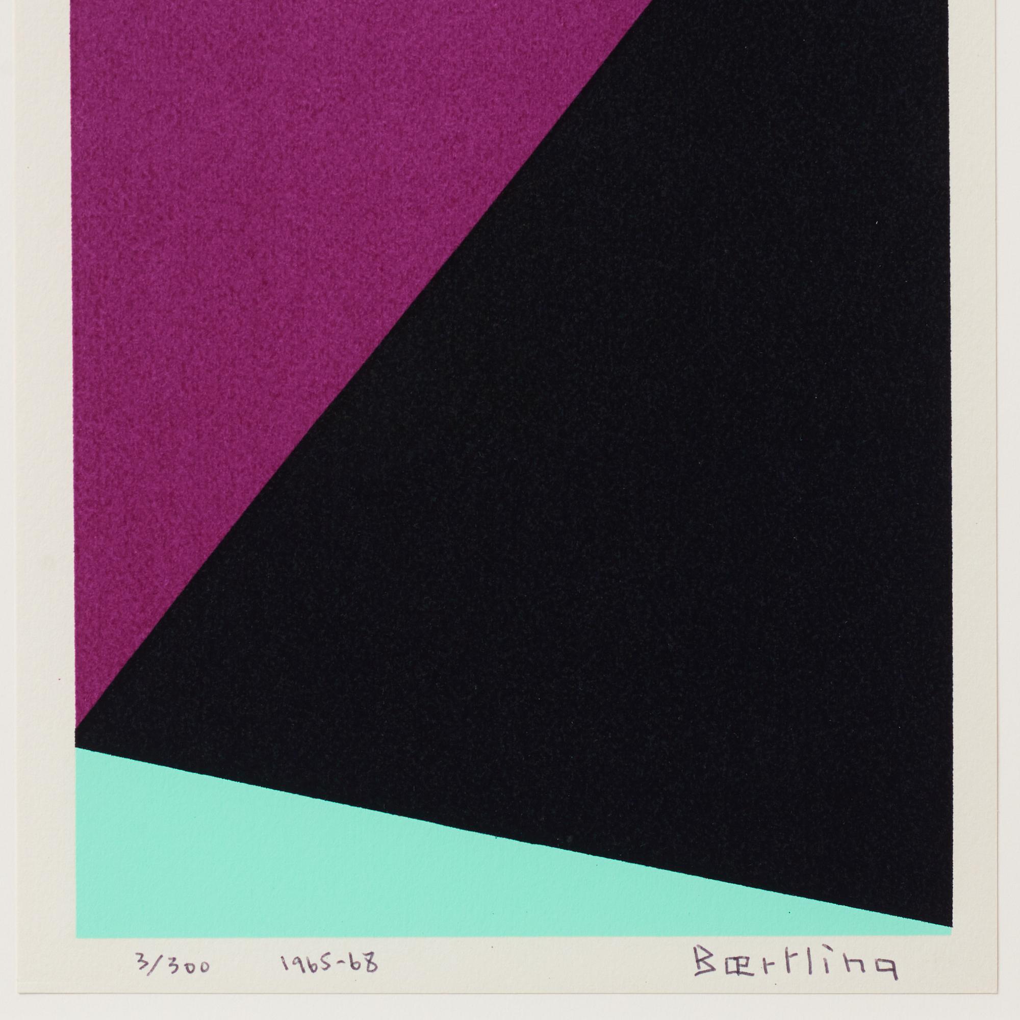 Olle Baertling, silkscreen in colours, 1965-68, signed 3/300.