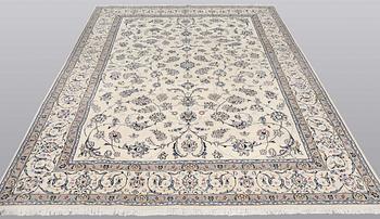 A carpet, Nain Part Silk, S.K 9 LAA, 340 x 250 cm.