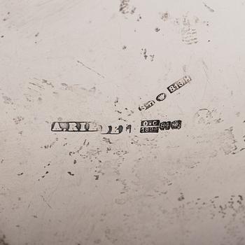 Antoni Riedel, A lidded silver sugar casket, Warsaw, Poland 1894.