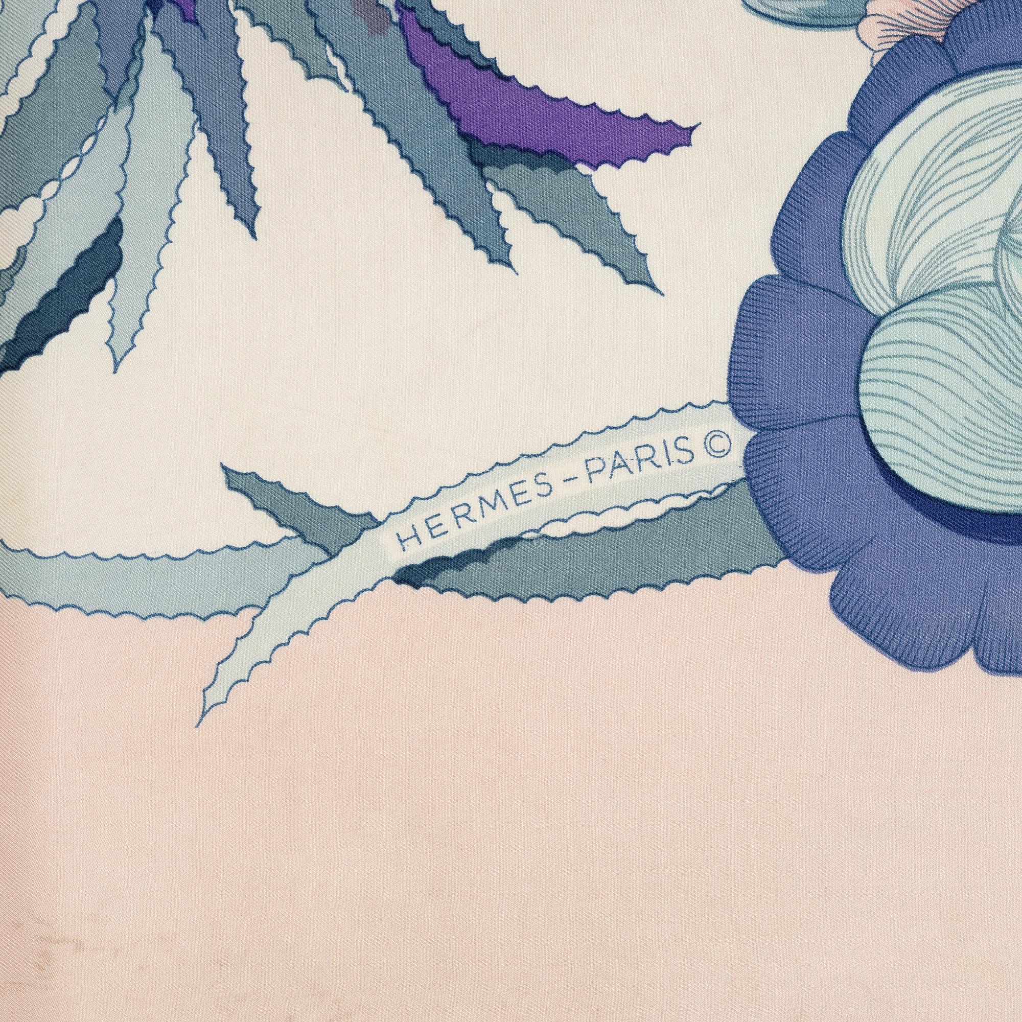 Hermès, scarf, "Tahiti".