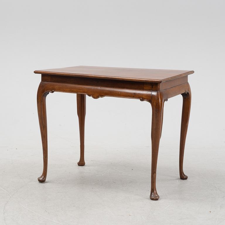 A composite mahogany table, 18th and 20th Century.