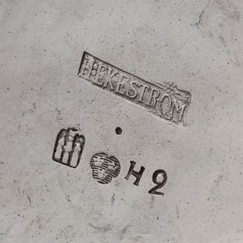 KAFFEKANNA, troligen Hans Ekeström d.y. Helsingborg 1790, silver ca 570 g.