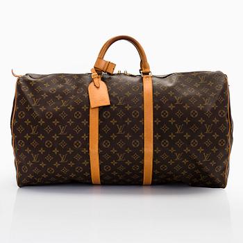 Louis Vuitton, a Monogram Canvas "Keepall 60" weekend bag.