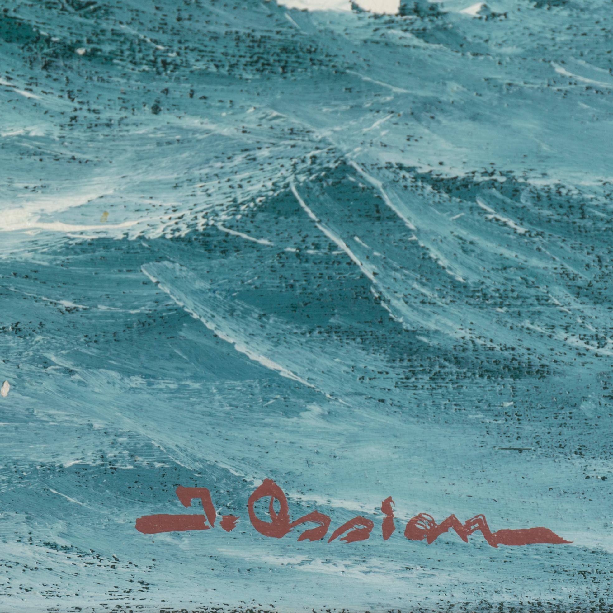 JOHAN OSSIAN-ANDERSSON, olja på duk, signerad J. Ossian.