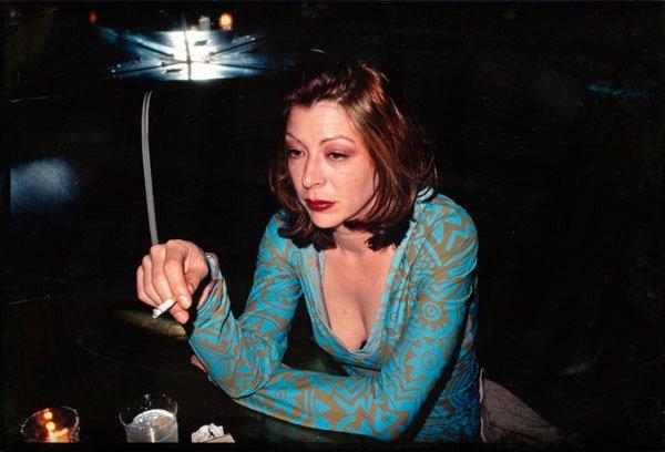 Nan Goldin, "Kathleen at the Bowery Bar, N.Y.C 1995".