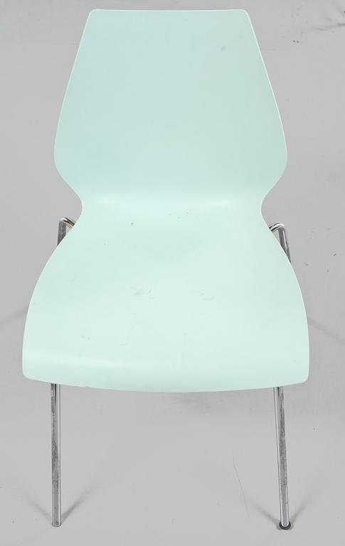 STOLAR, 7 st, "Maui", Vico Magistretti, Kartell, Italien, 1900-talets fjärde kvartal.