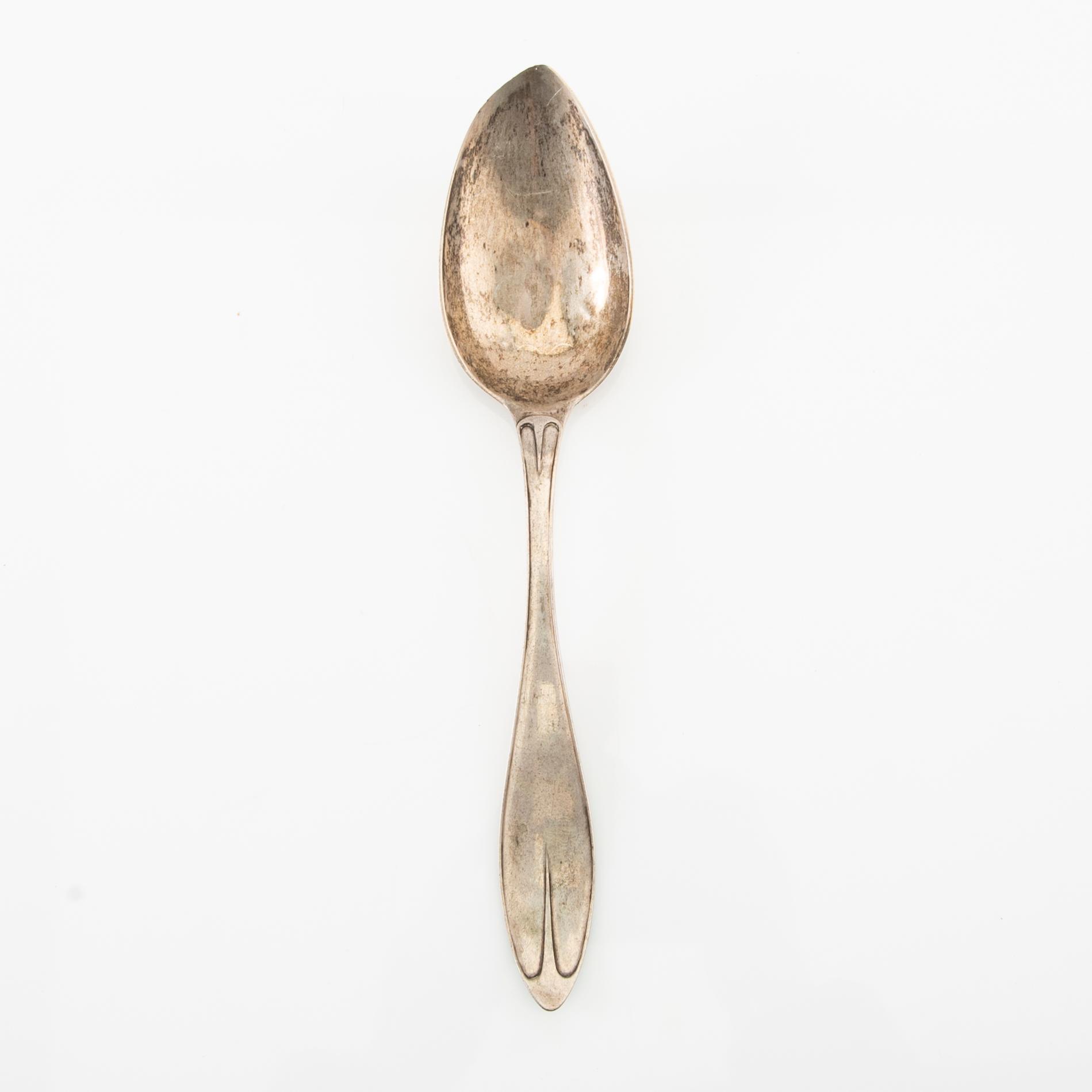 Spoon silver Gustaf Georg Rehnberg Norrköping 1810.
