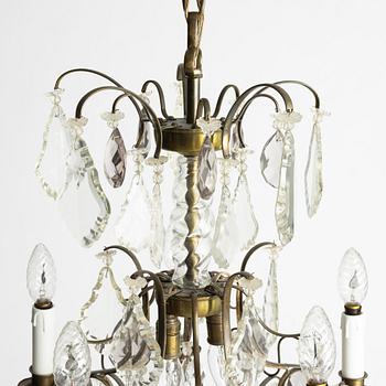 Chandelier, Rococo style, 20th century.