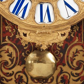 An Aubert et Klaftenberg, Geneve, Louis XV-style 19th century bracket clock.