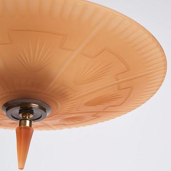 Harald Notini, a ceiling lamp, model "6544", Arvid Böhlmarks Lampfabrik, Sweden 1930s.