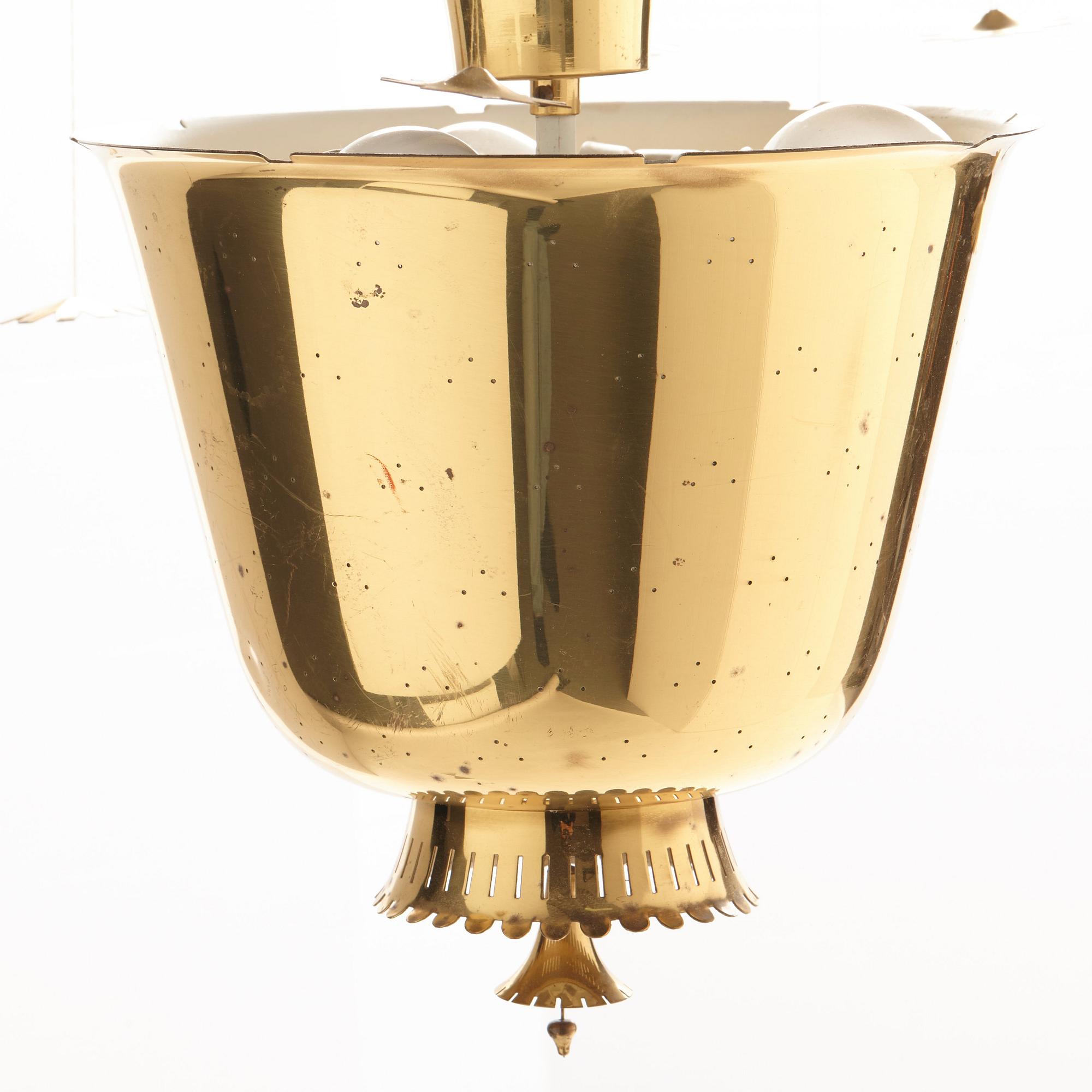 Bröderna Malmströms Lampvarufabrik, a Swedish Modern ceiling lamp, 1940's.