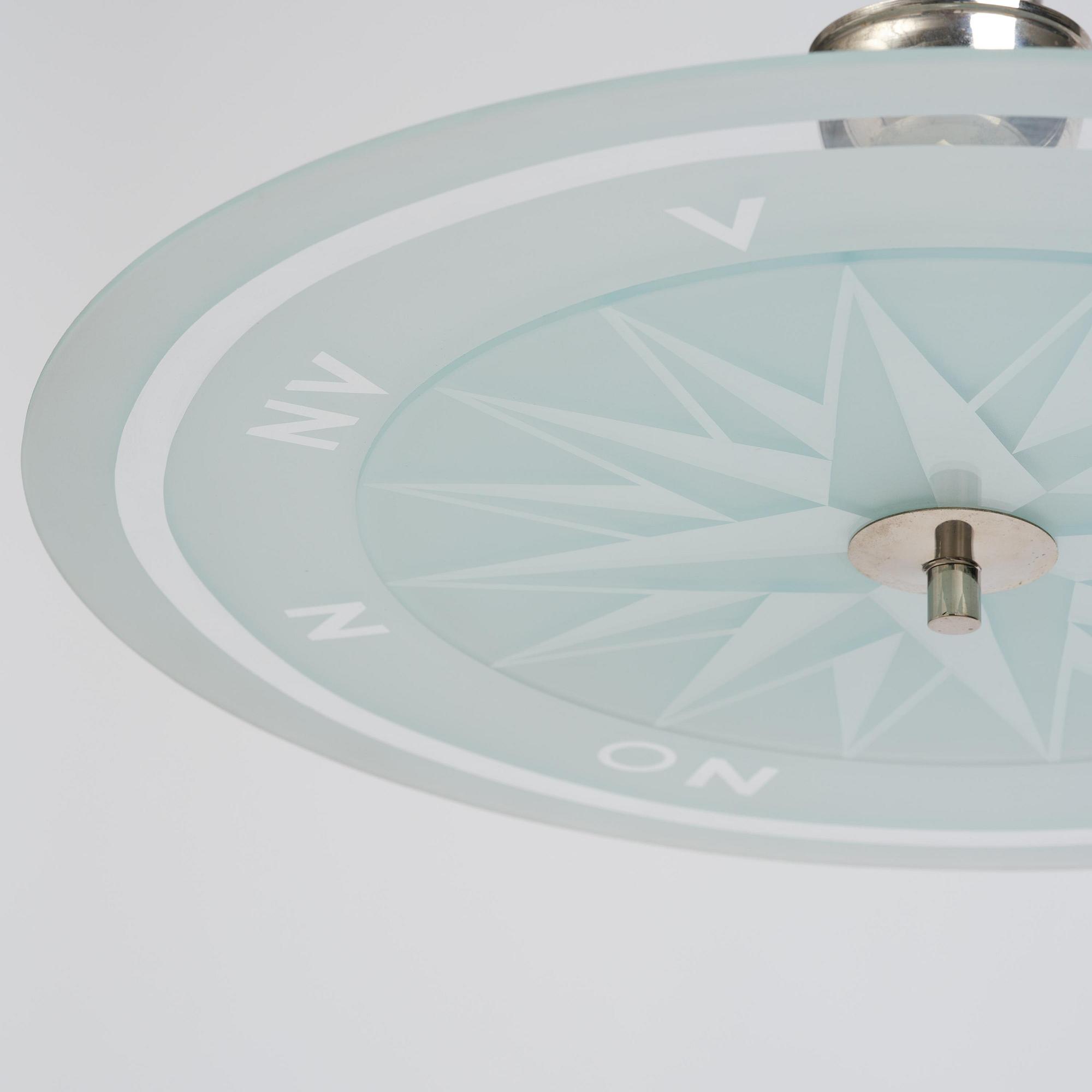Simon Gate, a ceiling lamp model GD 652, Orrefors, 1930s.