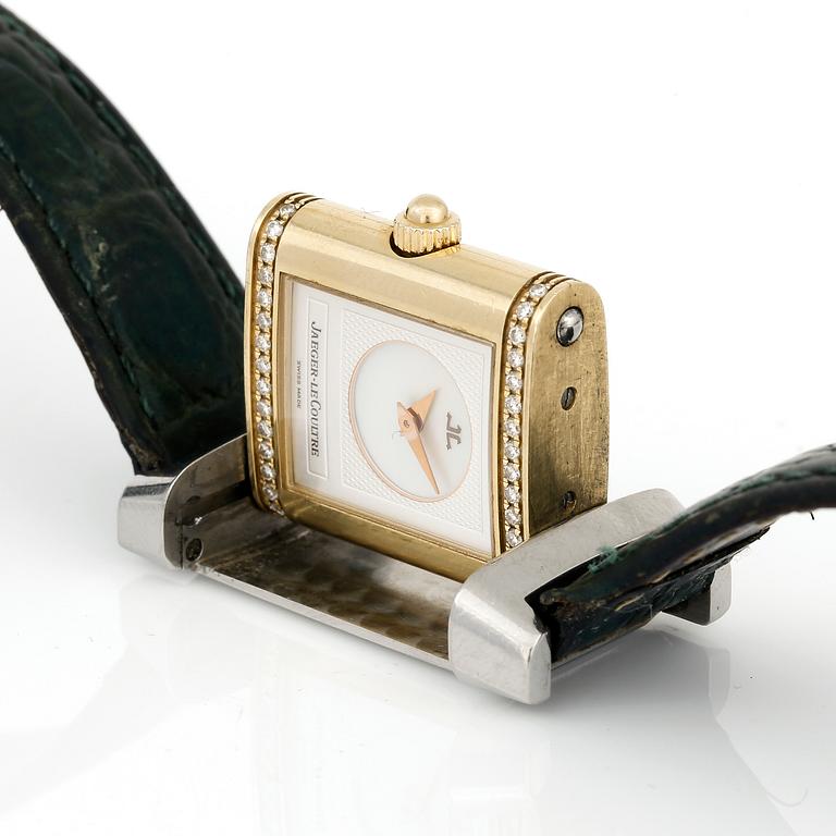 ARMBANDSUR, dam, "Reverso", Jaeger Le Coultre, Schweiz, ca 2000.