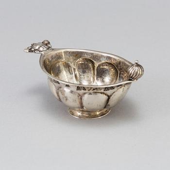 A SWEDISH SILVER BOWL, mark of Johan Söderdahl, Söderköping 1778. Weight ca 65 g.