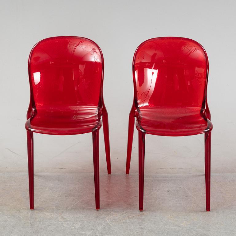 Patrick Jouin, six 'Thalya' chairs, Kartell, Italy.