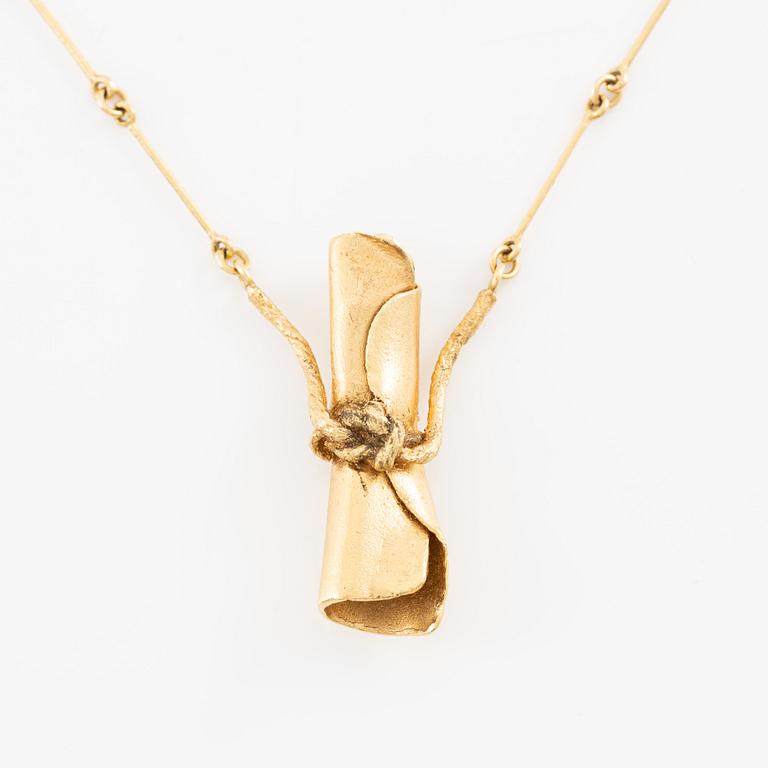 Magnus G:son Liedholm, necklace, 18K gold.