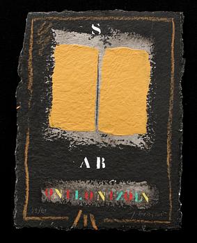 JAMES COIGNARD, carborundumetsning, sign och numr 13/40.