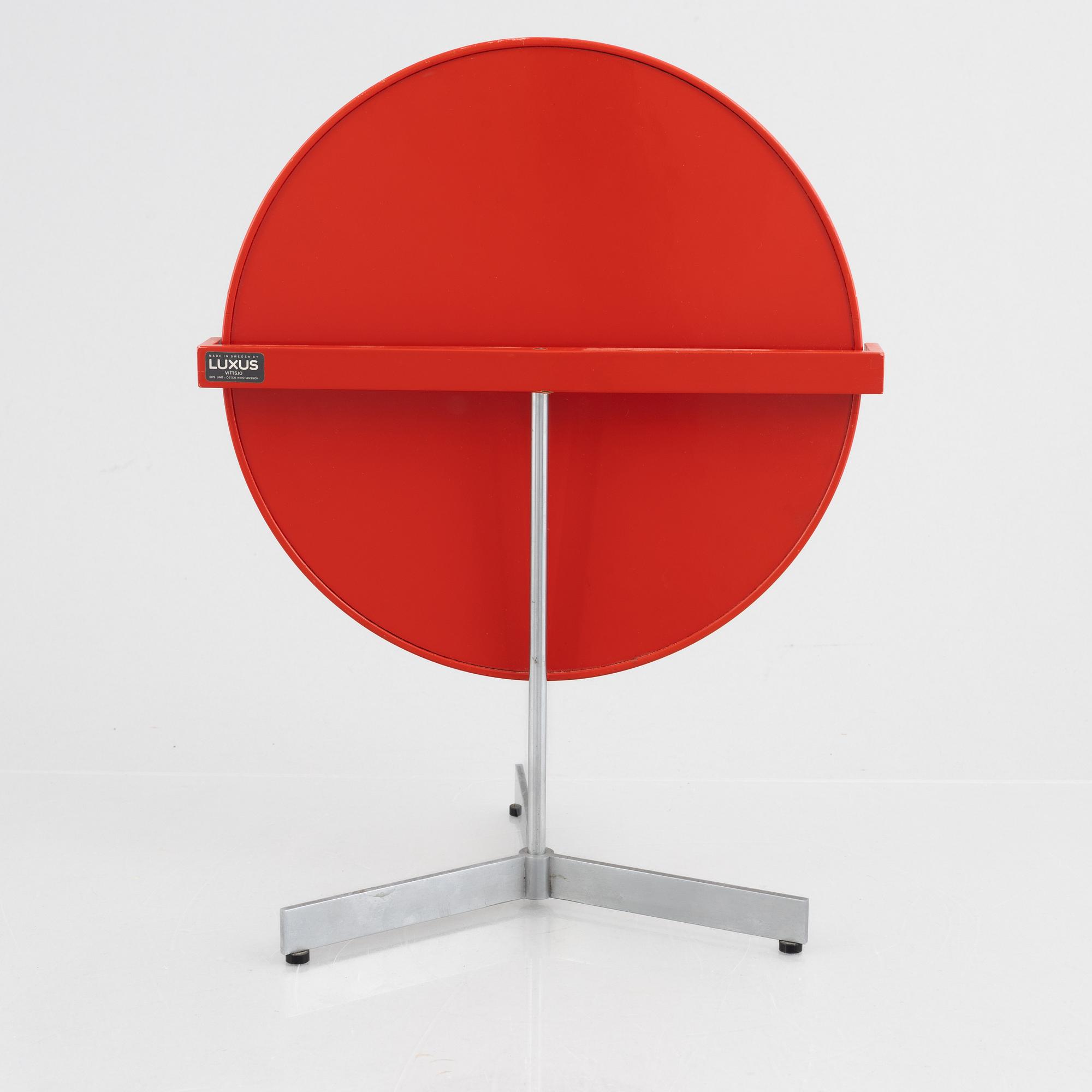 Uno & Östen Kristiansson, table mirror, Luxus, 1970s.