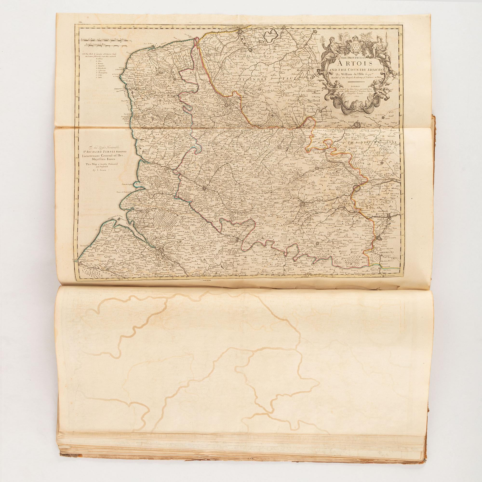 Atlas with 32 engraved maps.